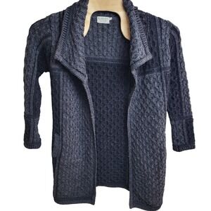 Blarney Woollen Mills Made in Ireland Women's S‎ Merino Wool Cardigan Sweater